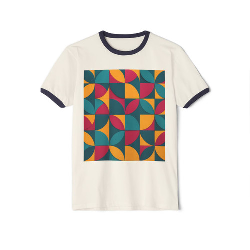 Prismatic Fusion - Unisex Cotton Ringer T-Shirt