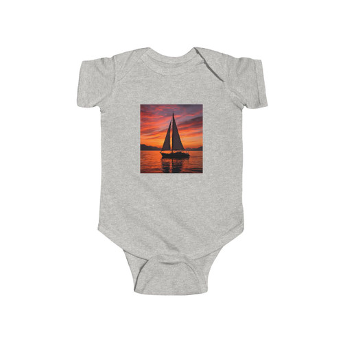 Sailing into Sunset - Infant Fine Jersey Bodysuit Sailing into Sunset - Infant Fine Jersey Bodysuit