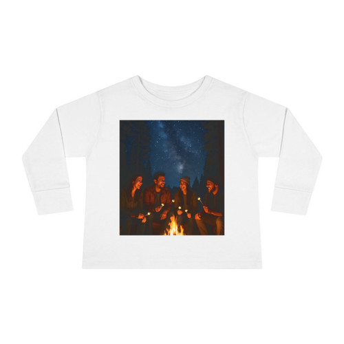 Whimsical Campfire Nights - Toddler Long Sleeve Tee Whimsical Campfire Nights - Toddler Long Sleeve Tee
