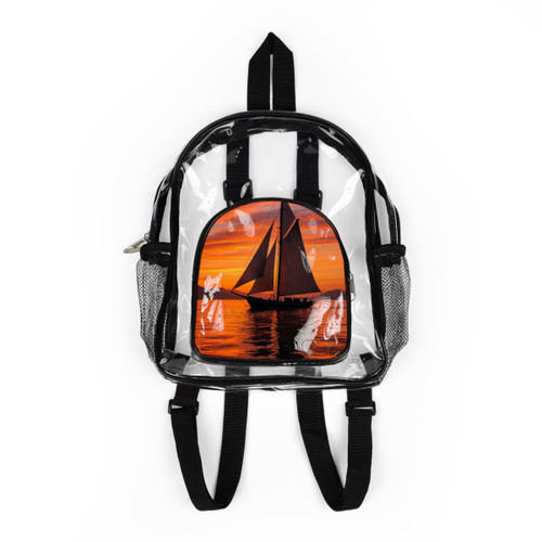 Sailing into Sunset - Clear Stadium Backpack Sailing into Sunset - Clear Stadium Backpack