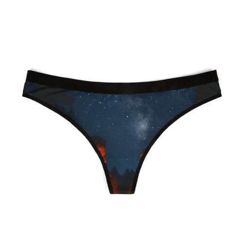 Whimsical Campfire Nights - Women's Thongs (AOP) Whimsical Campfire Nights - Women's Thongs (AOP)