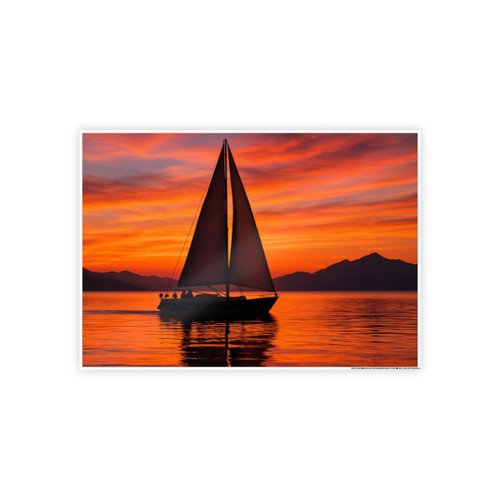 Sailing into Sunset - Gloss Posters