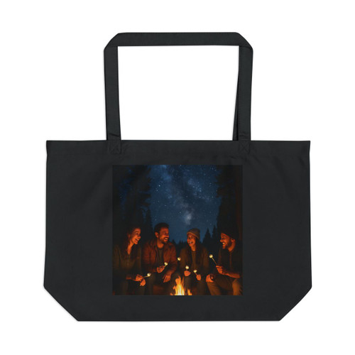 Whimsical Campfire Nights - Large Eco Tote Whimsical Campfire Nights - Large Eco Tote