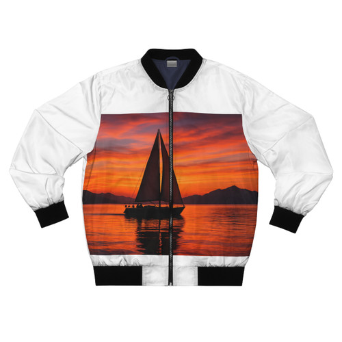 Sailing into Sunset - Men's Bomber Jacket (AOP) Sailing into Sunset - Men's Bomber Jacket (AOP)