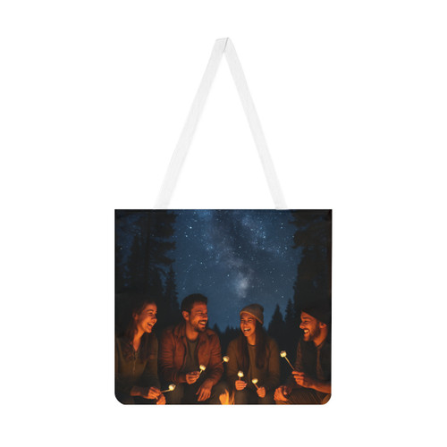 Whimsical Campfire Nights - Shoulder Tote Bag (AOP) Whimsical Campfire Nights - Shoulder Tote Bag (AOP)