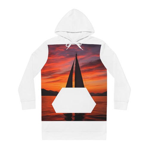 Sailing into Sunset - Women's Hoodie Dress (AOP) Sailing into Sunset - Women's Hoodie Dress (AOP)