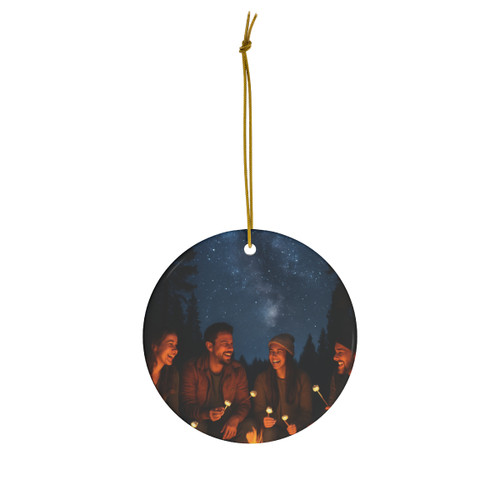 Whimsical Campfire Nights - Ceramic Ornament, 1-Pack