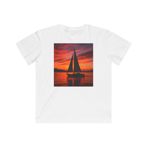 Sailing into Sunset - Kids Fine Jersey Tee Sailing into Sunset - Kids Fine Jersey Tee