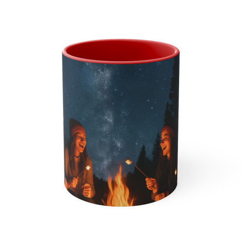 Whimsical Campfire Nights - 11oz Accent Mug