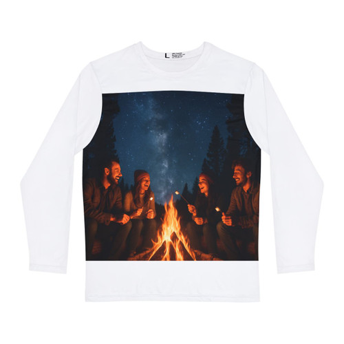 Whimsical Campfire Nights - Men's Long Sleeve Shirt (AOP) Whimsical Campfire Nights - Men's Long Sleeve Shirt (AOP)