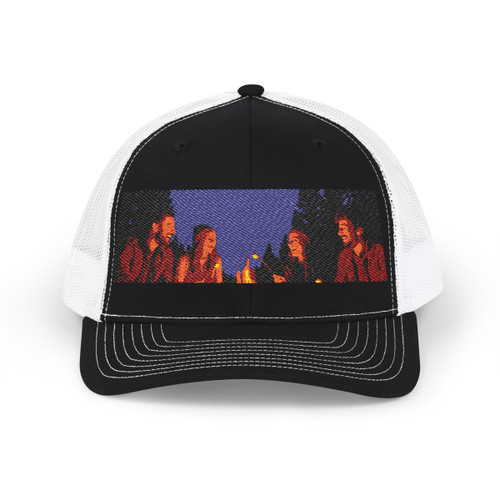 Whimsical Campfire Nights - Snapback Trucker Cap (Embroidery) Whimsical Campfire Nights - Snapback Trucker Cap (Embroidery)