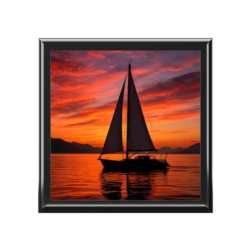Sailing into Sunset - Jewelry Box
