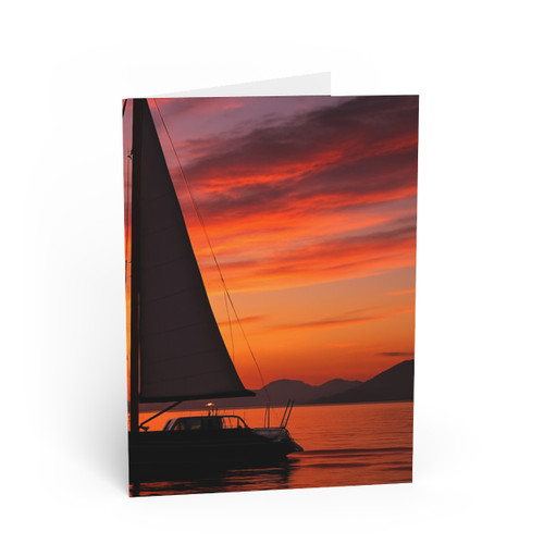 Sailing into Sunset - Greeting Cards