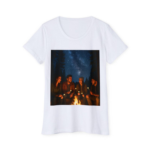 Whimsical Campfire Nights - Women's Organic Short Sleeve T-Shirt Whimsical Campfire Nights - Women's Organic Short Sleeve T-Shirt