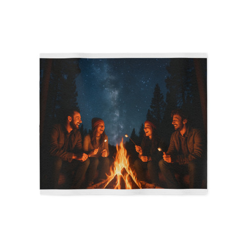Whimsical Campfire Nights - Sweatshirt Blanket Whimsical Campfire Nights - Sweatshirt Blanket