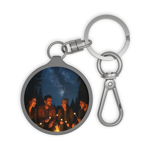 Whimsical Campfire Nights - Keyring Tag