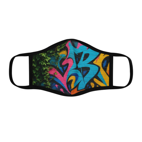 Urban Jungle Vibes - Fitted Polyester Face Mask Urban Jungle Vibes - Fitted Polyester Face Mask