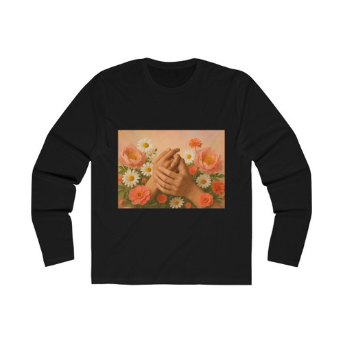 Heartfelt Connections - Men's Long Sleeve Crew Tee Heartfelt Connections - Men's Long Sleeve Crew Tee