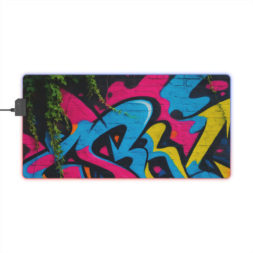 Urban Jungle Vibes - LED Gaming Mouse Pad