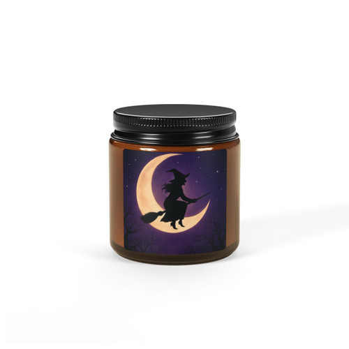 Witching Hour Magic - Scented Soy Candle (Multi-Size, Amber Jar)