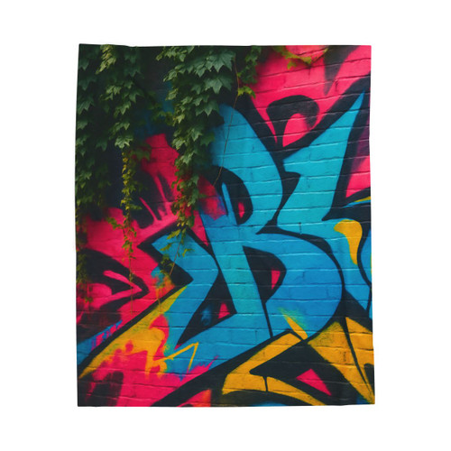 Urban Jungle Vibes - Velveteen Plush Blanket