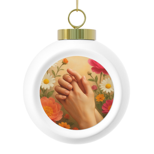 Heartfelt Connections - Christmas Ball Ornament