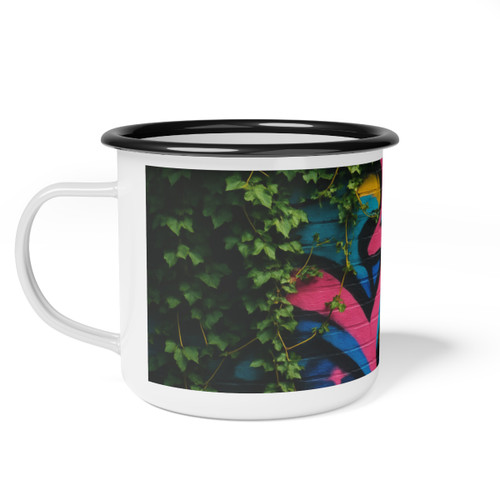 Urban Jungle Vibes - Enamel Camp Cup