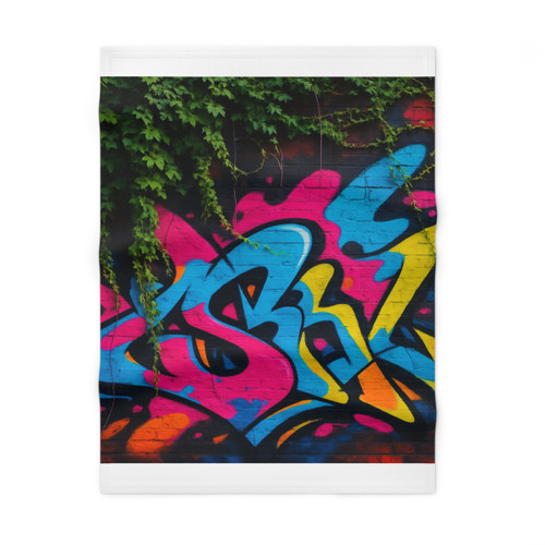 Urban Jungle Vibes - Soft Fleece Baby Blanket