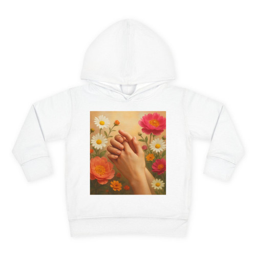 Heartfelt Connections - Toddler Pullover Fleece Hoodie Heartfelt Connections - Toddler Pullover Fleece Hoodie