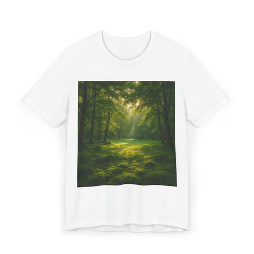 Emerald Forest Glade - Unisex Jersey T-Shirt
