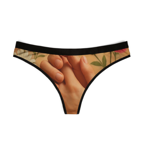 Heartfelt Connections - Women's Thongs (AOP)