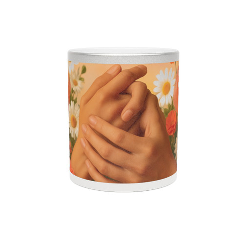 Heartfelt Connections - Metallic Mug (Silver\Gold)