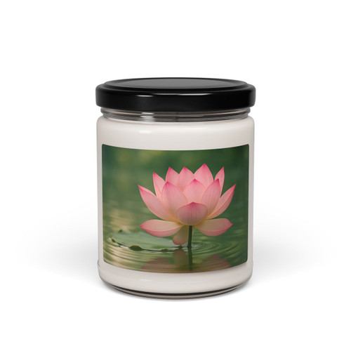 Tranquil Lotus - Scented Soy Candle, 9oz