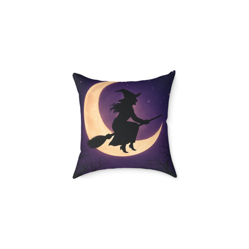 Witching Hour Magic - Square Poly Canvas Pillow