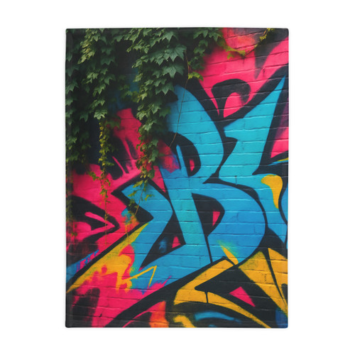 Urban Jungle Vibes - Plush Fleece Blanket