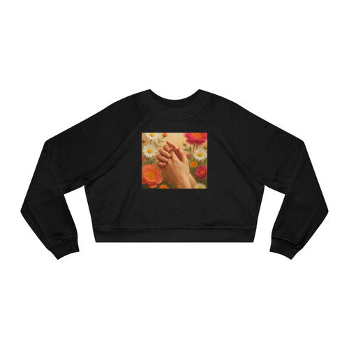 Heartfelt Connections - Women's Cropped Fleece Pullover