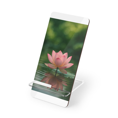 Tranquil Lotus - Mobile Display Stand for Smartphones