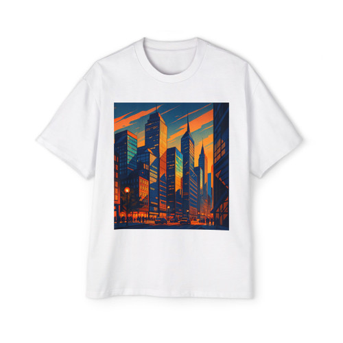 Twilight Reflections - Men's Heavy Oversized Tee