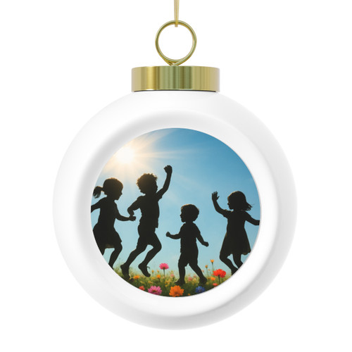 Chasing Sunbeams - Christmas Ball Ornament