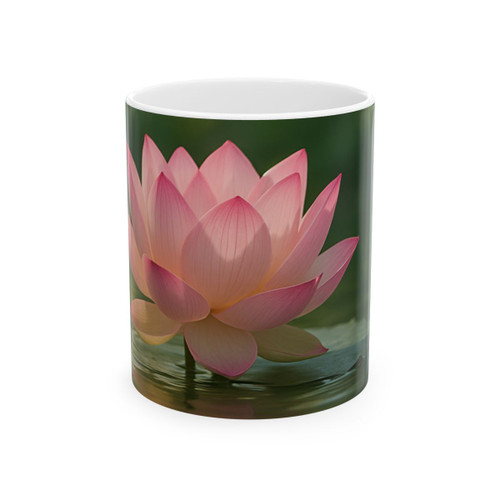 Tranquil Lotus - Ceramic Mug, (11oz, 15oz)