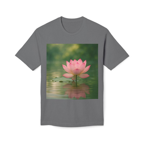 Tranquil Lotus - Unisex Midweight T-shirt, Made in US