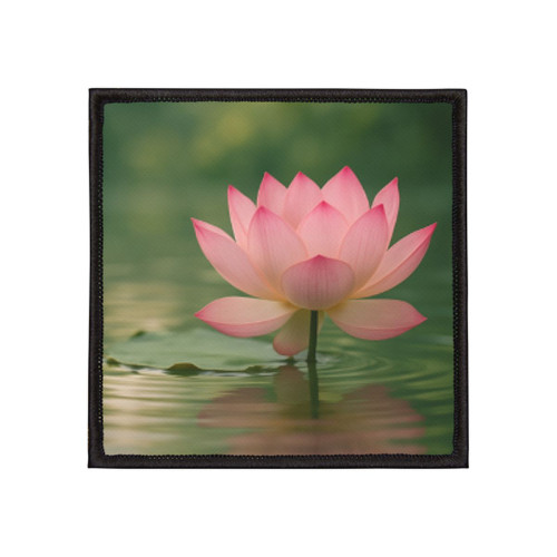 Tranquil Lotus - Iron-On Patches