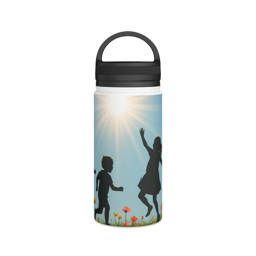 Chasing Sunbeams - Stainless Steel Water Bottle, Handle Lid