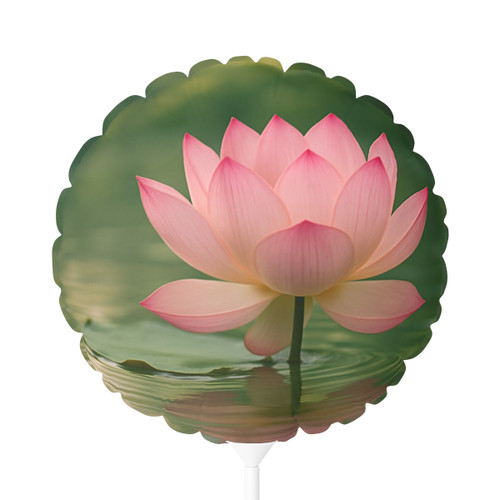 Tranquil Lotus - Balloon (Round and Heart-shaped), 11"