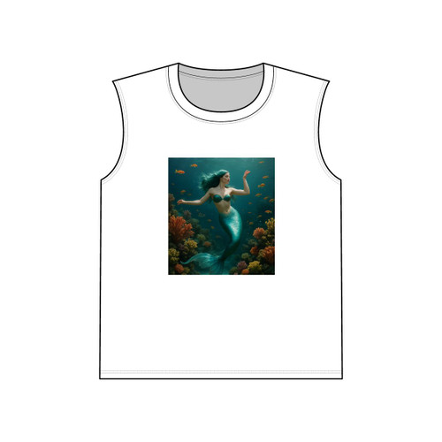 Mystical Ocean Dance - Unisex Jersey Muscle Tank