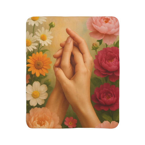 Heartfelt Connections - Fleece Sherpa Blanket