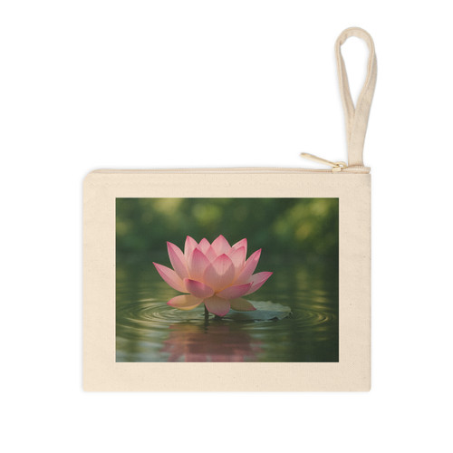 Tranquil Lotus - Accessory Zipper Pouch