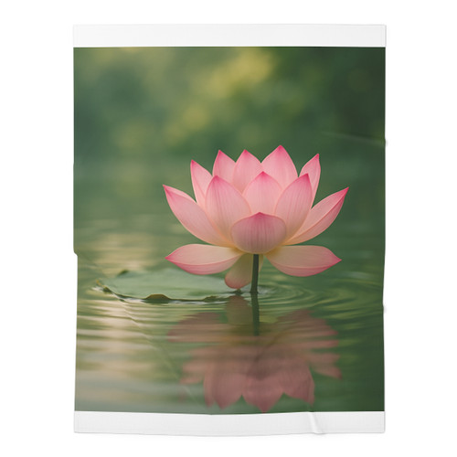 Tranquil Lotus - Baby Swaddle Blanket