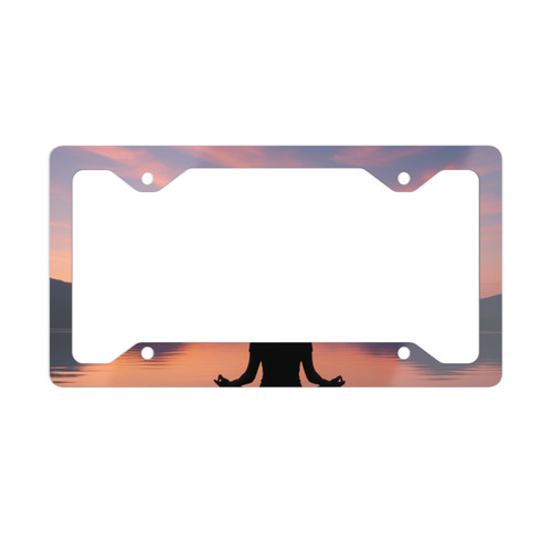 Serenity Within - Metal License Plate Frame