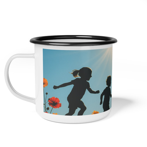 Chasing Sunbeams - Enamel Camp Cup